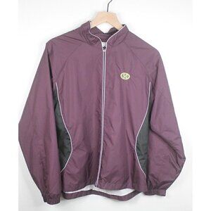 FootJoy DRYJOYS Womens HydroLite Rain Jacket Size M Burgundy/Black